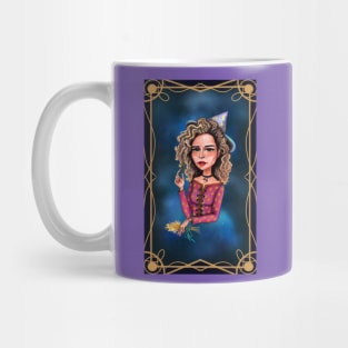 Ombre hair leo witch Mug